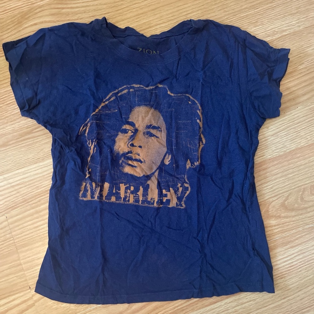Bob Marley crop tee